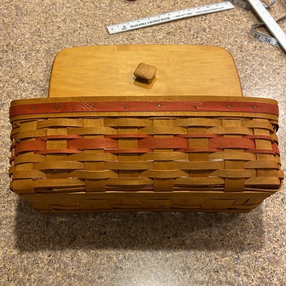 Vintage Longaberger Mother’s Day Vanity 1996 Basket, Protector Set and Lid USA - Picture 11 of 17